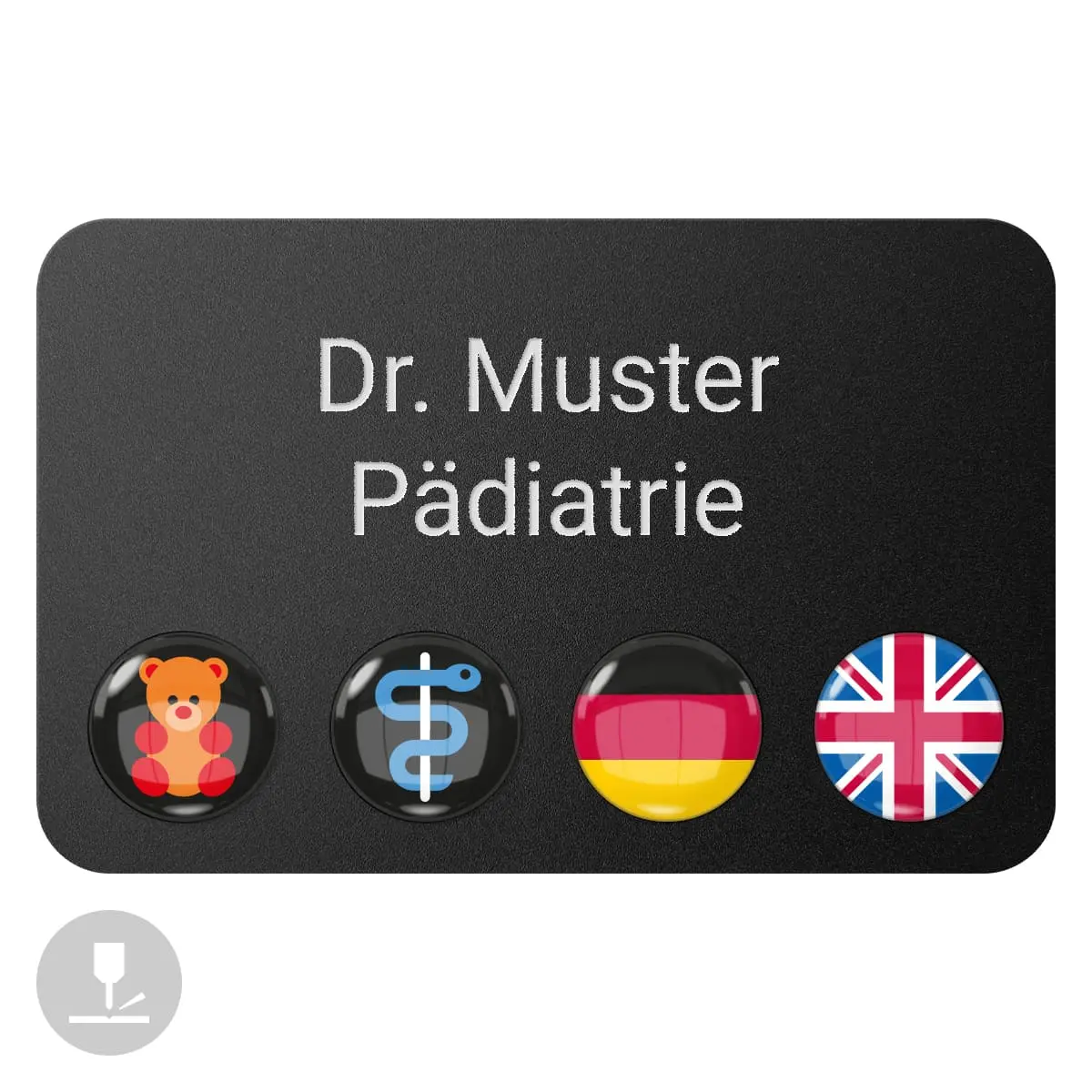 Badge porte-nom magnétique « DocTag » Badge porte-nom magnétique « DocTag »
