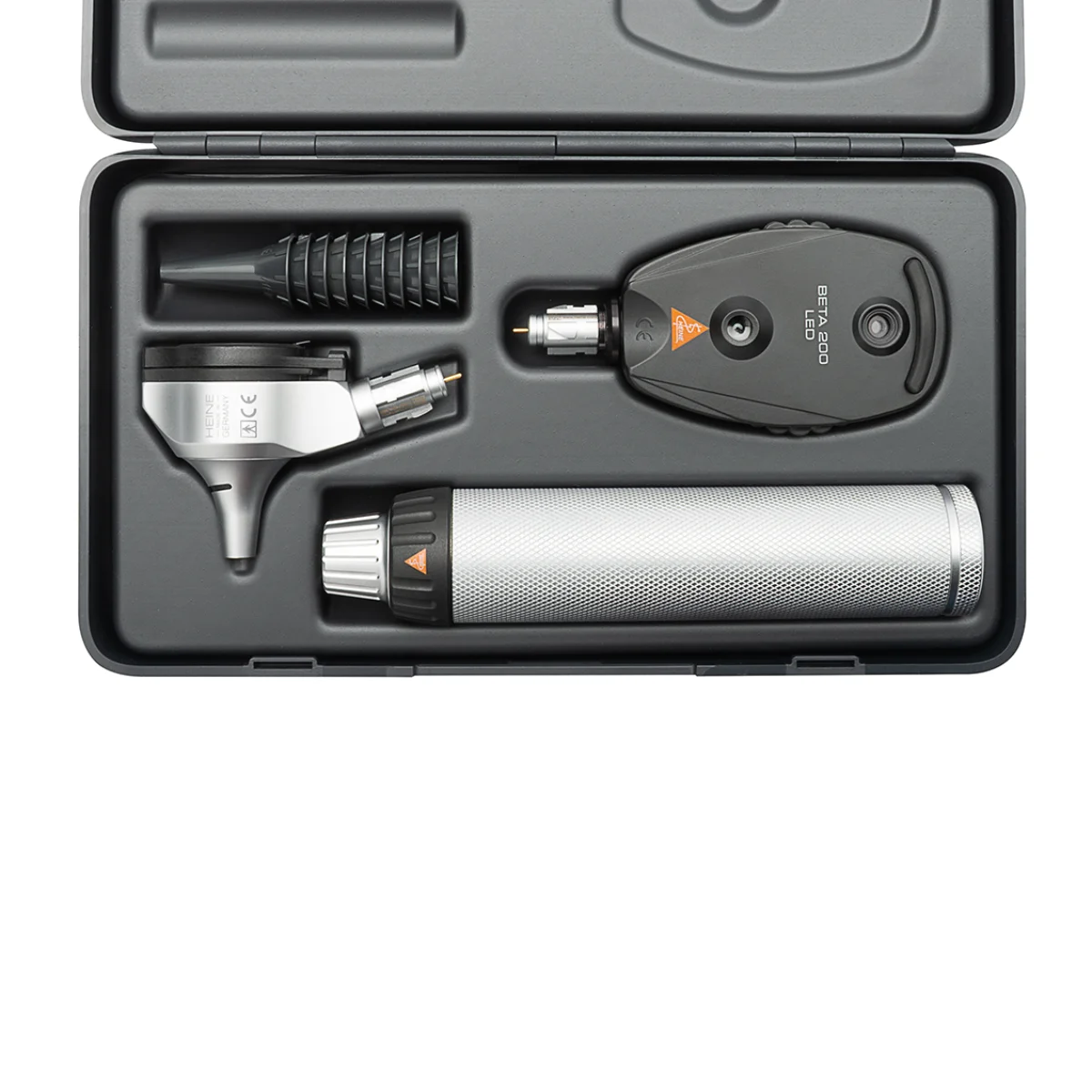 Set d’otoscope HEINE BETA 200 LED F.O. et ophtalmoscope BETA 200 LED Set d’otoscope HEINE BETA 200 LED F.O. et ophtalmoscope BETA 200 LED