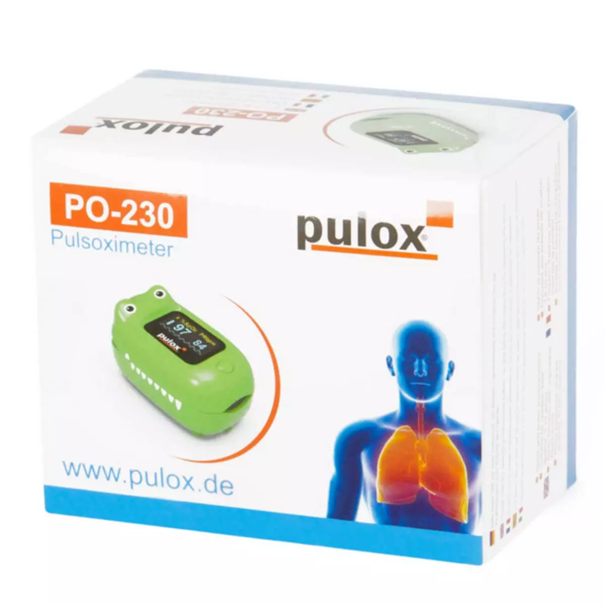  Oxymètre de pouls pédiatrique Pulox PO-230