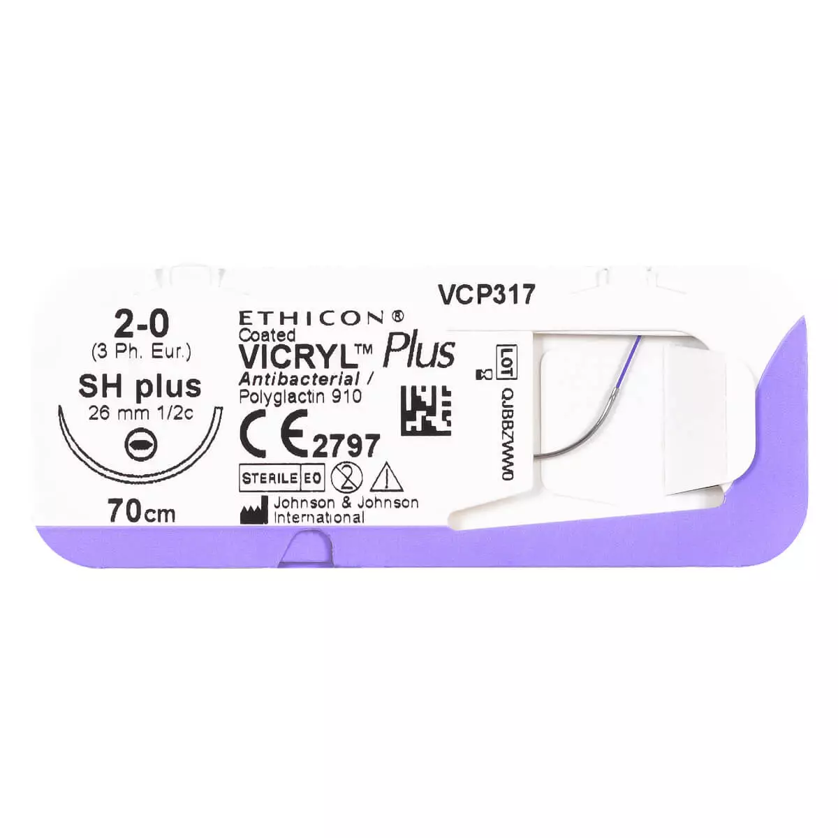  Fil de suture VICRYL Plus (Polyglactin 910)