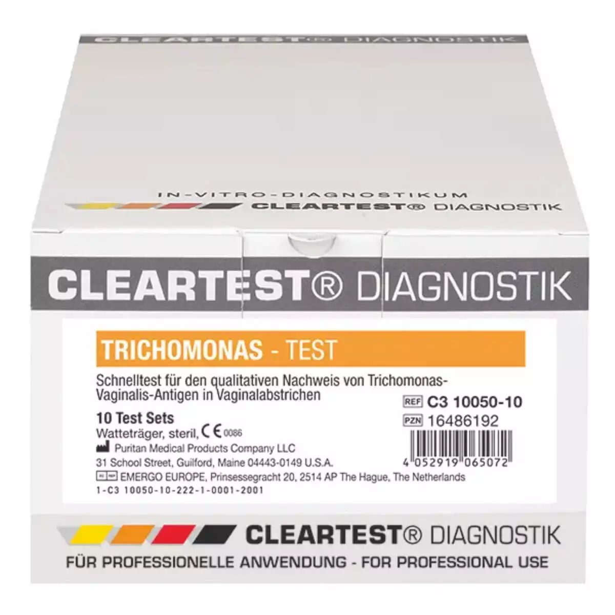  Cassette de test rapide de Trichomonas Cleartest
