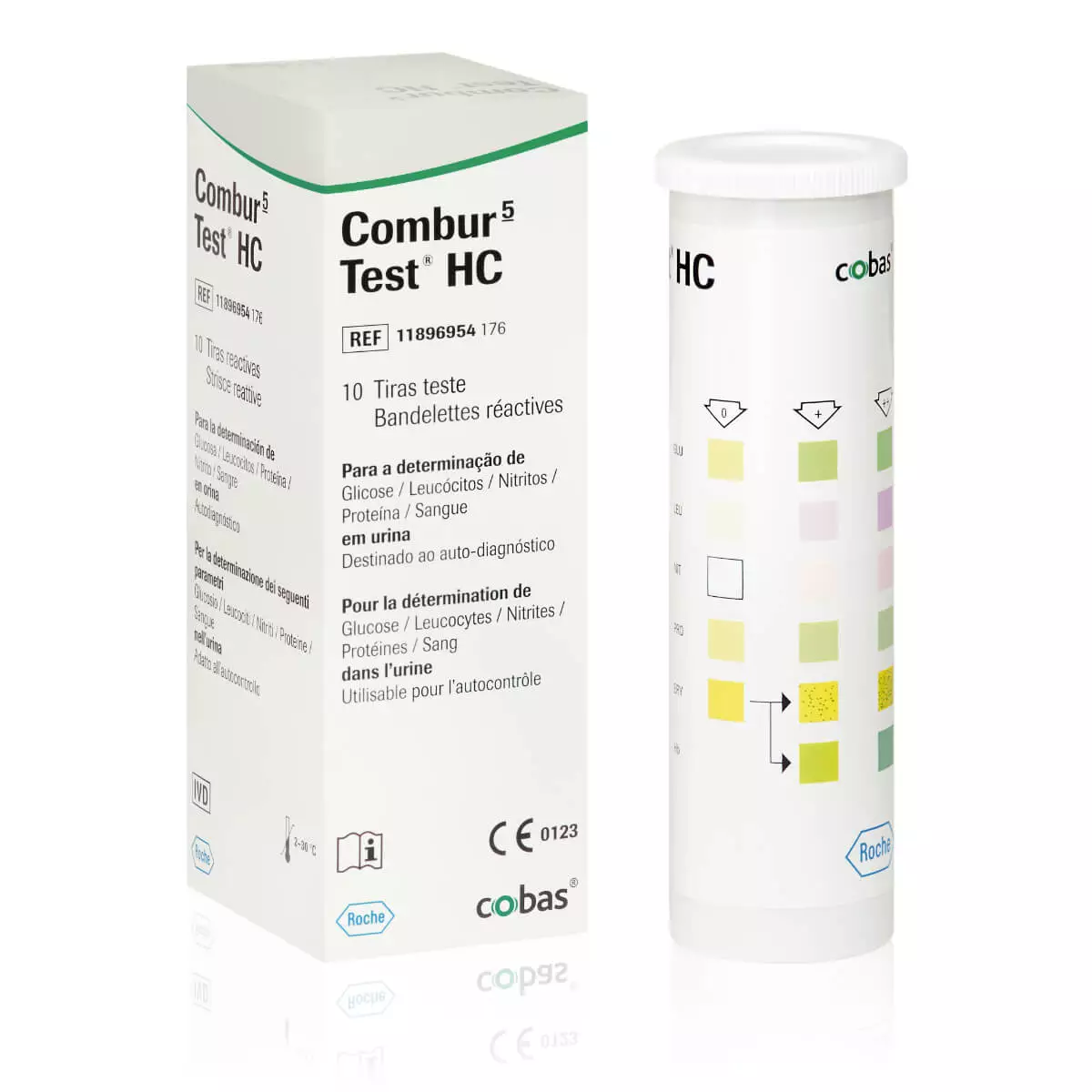  Bandelettes de test urinaire Combur