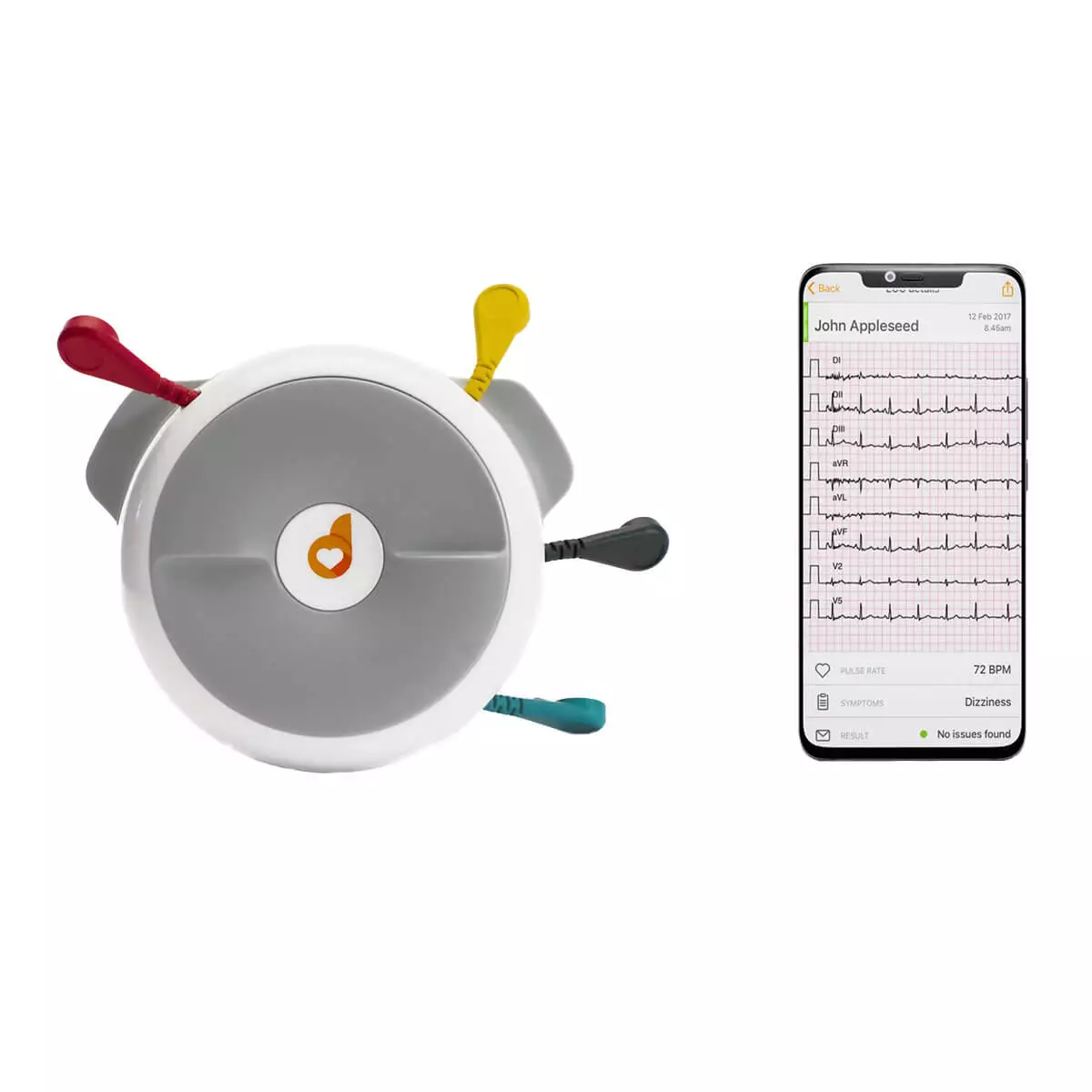  Appareil d’ECG mobile D-Heart à 8 et 12 pistes