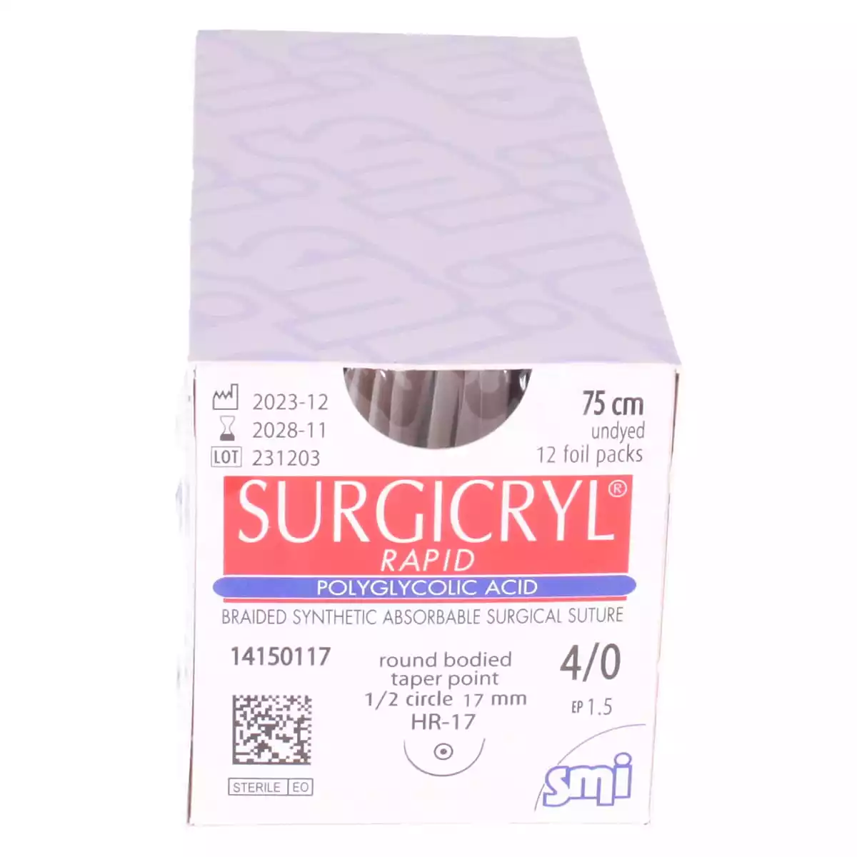  Matériel de suture Surgicryl Rapid