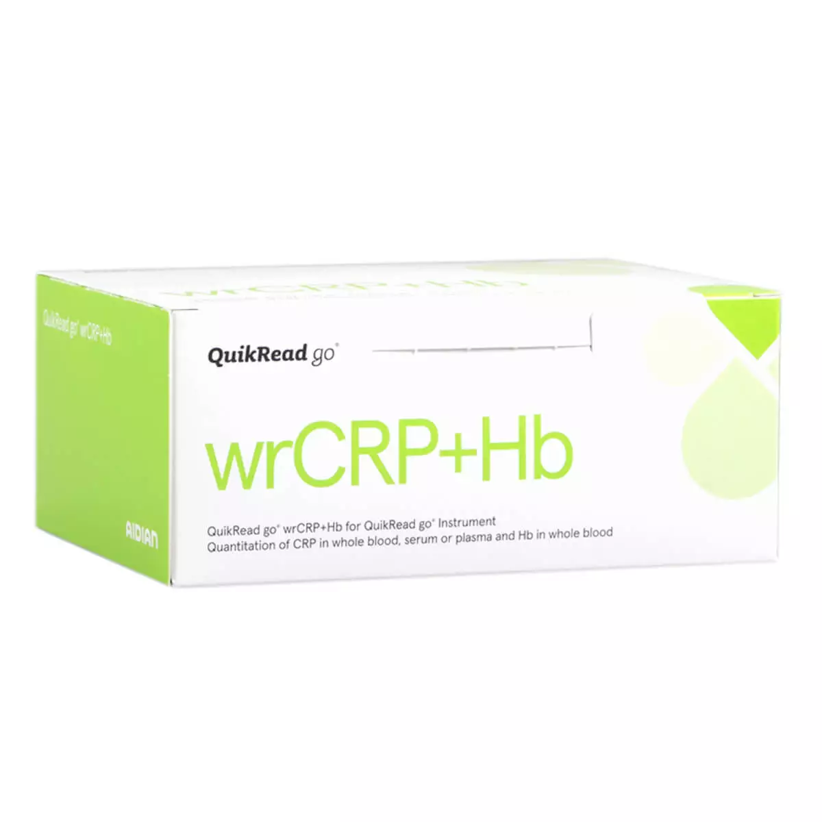 Kit de test QuikRead go wrCRP+Hb Kit de test QuikRead go wrCRP+Hb