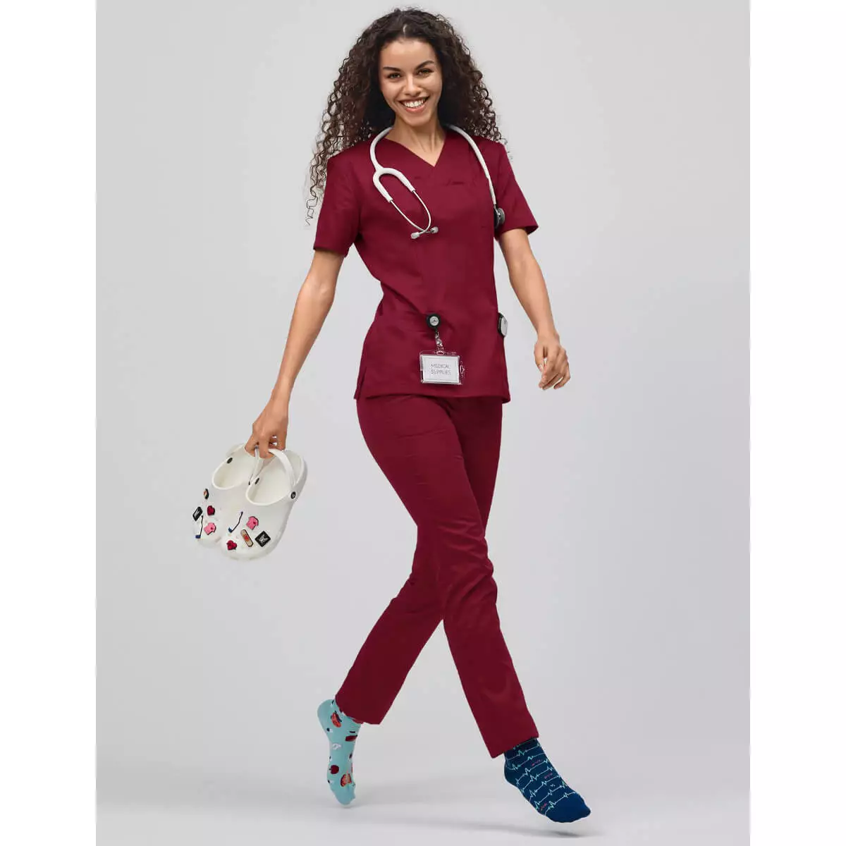  Pantalon à taille élastique pour femme Napoli