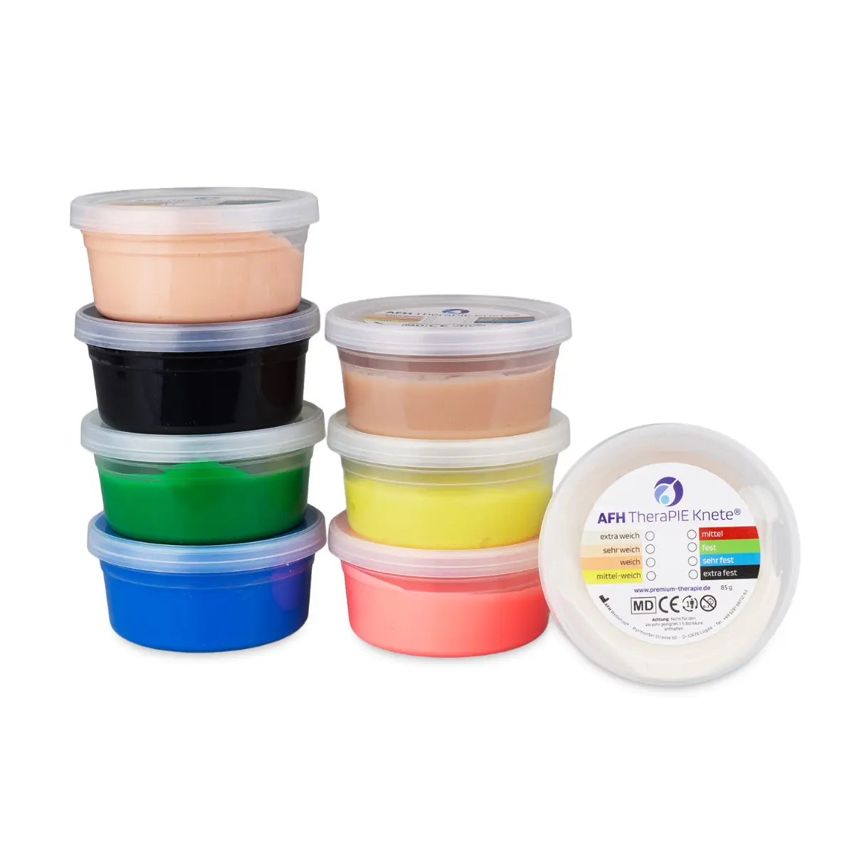 Pâte à modeler thérapeutique colorée TheraPIE Pâte à modeler thérapeutique colorée TheraPIE