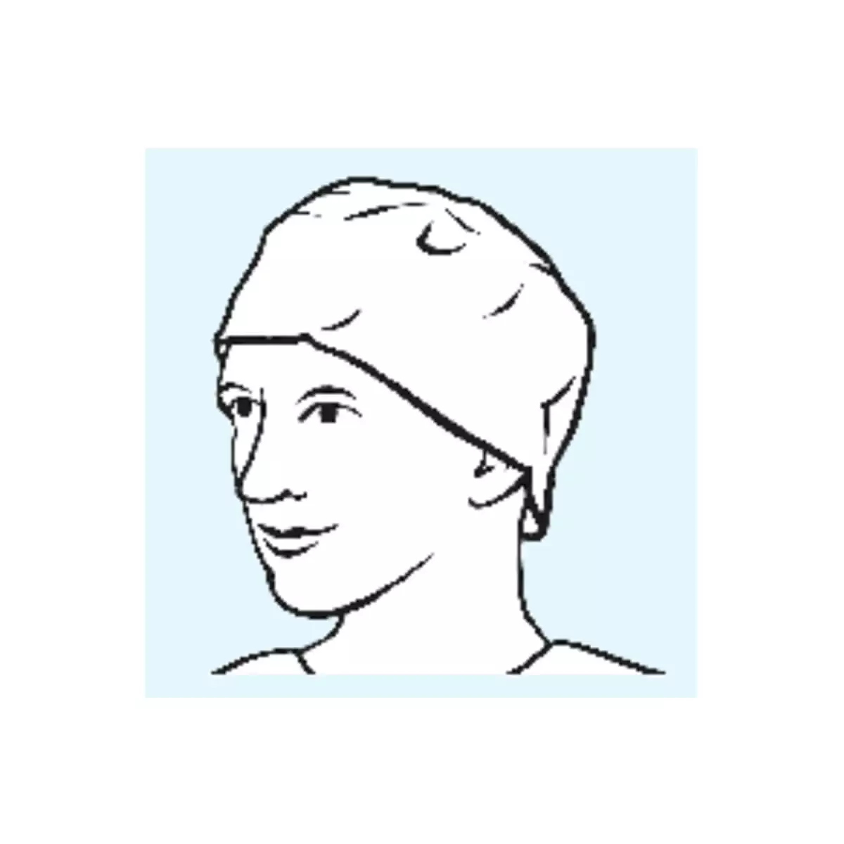  Bonnet chirurgical Foliodress Cap Comfort Rondo
