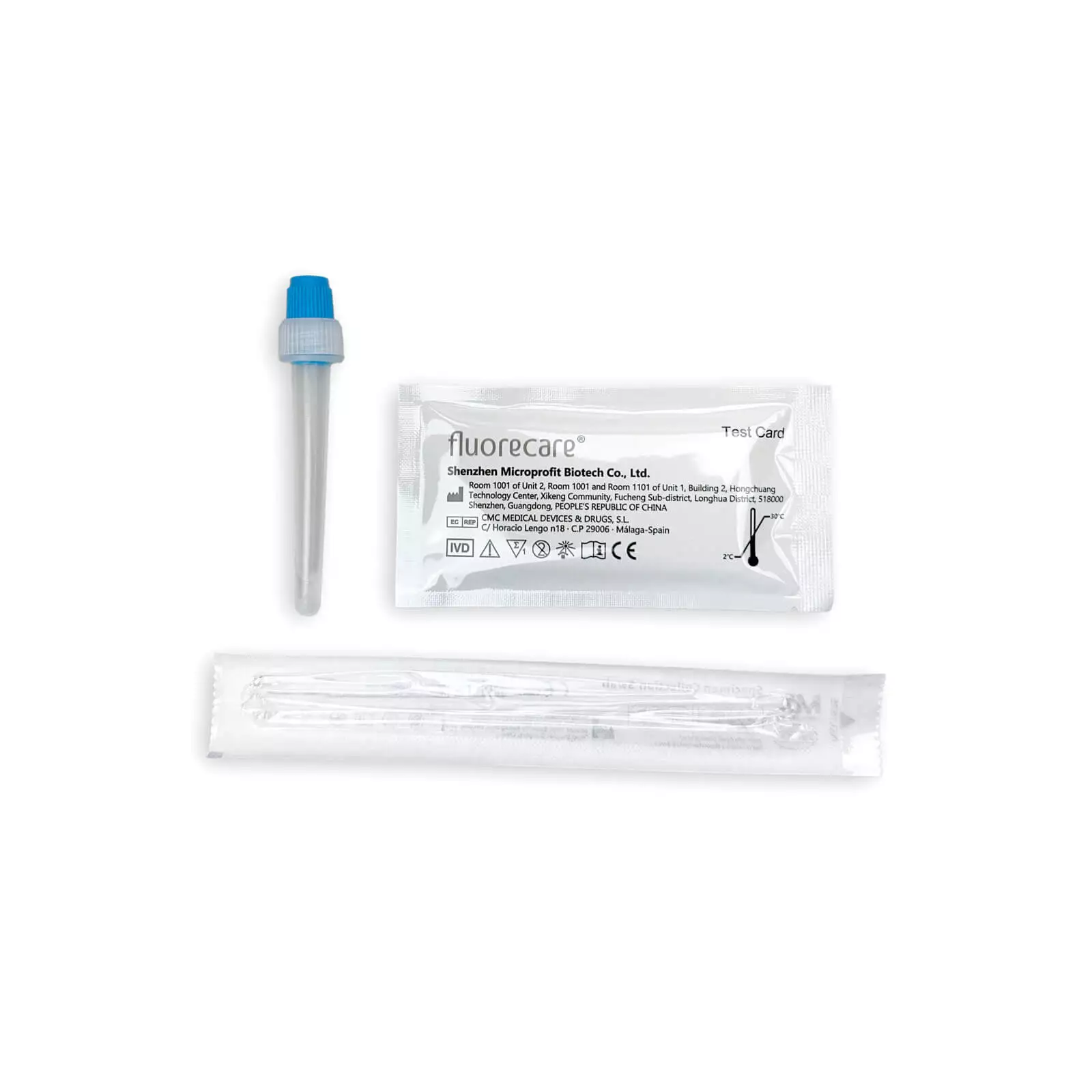  Tests rapides professionnels 6 en 1 - SARS-CoV-2, grippe A/B, VRS, ADV, MPVh