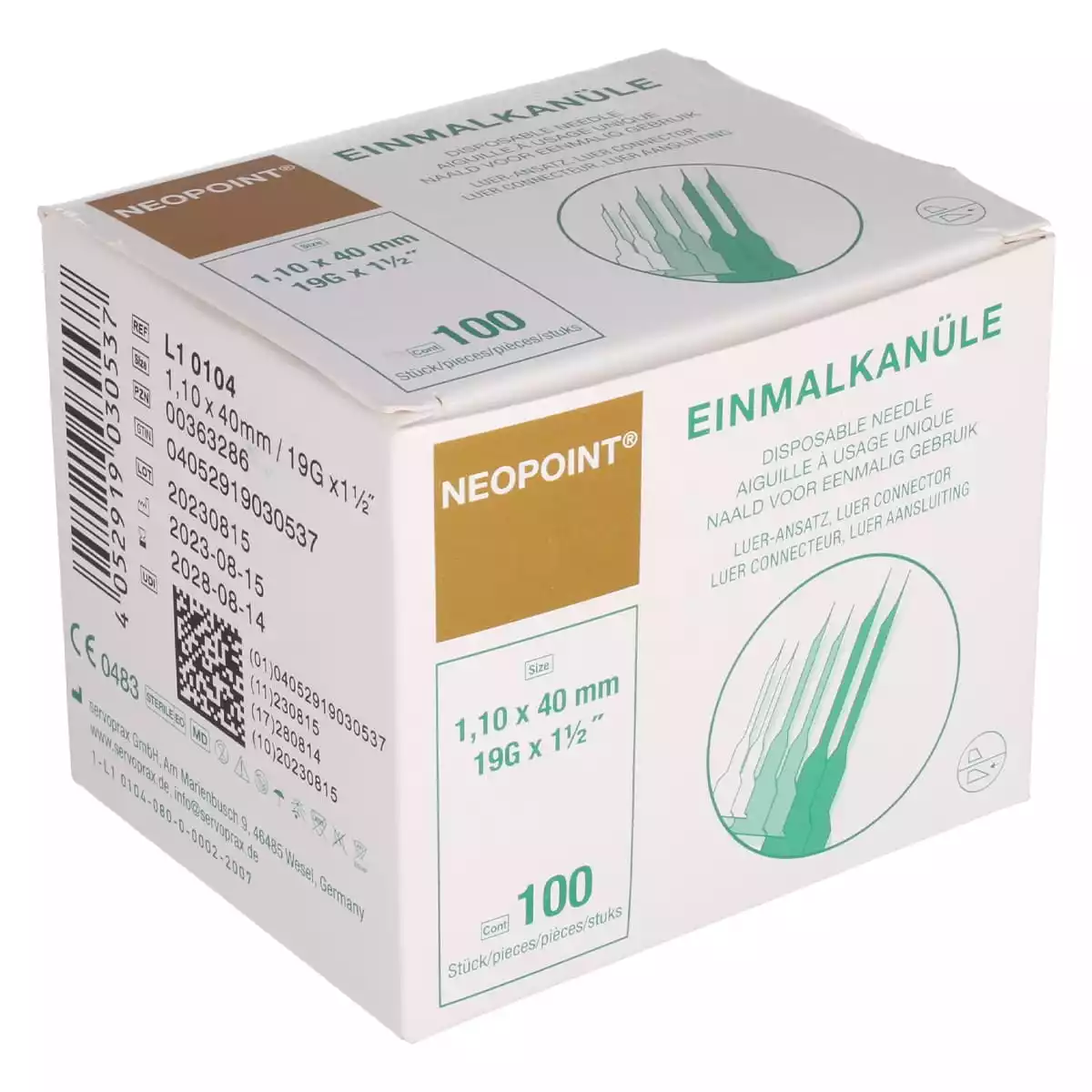  Canules Neopoint taille spéciale