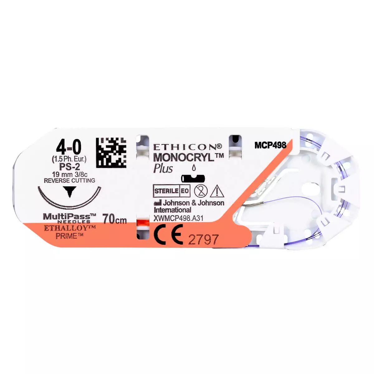  Matériel de suture MONOCRYL Plus (Polyglecaprone 25)