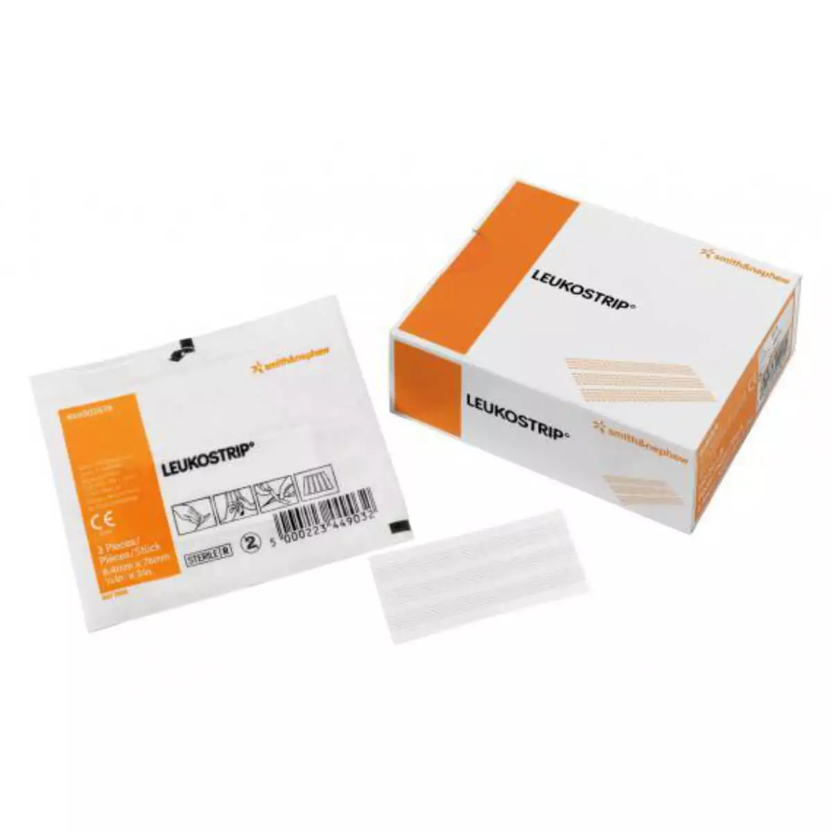  Bandes pour suture cutanée LEUKOSTRIP
