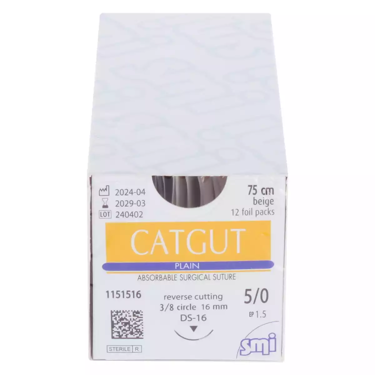 Fil de suture Catgut Plain pour chirurgie vétérinaire Fil de suture Catgut Plain pour chirurgie vétérinaire