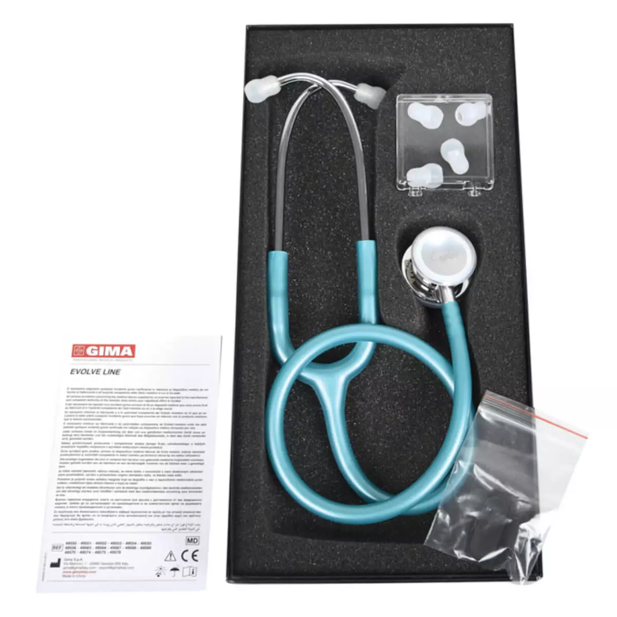  Stéthoscope Evolve avec tubulure brillante