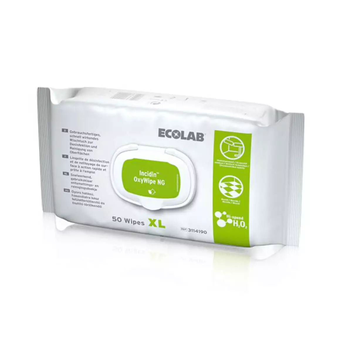  Lingettes désinfectantes et nettoyantes Incidin OxyWipe NG