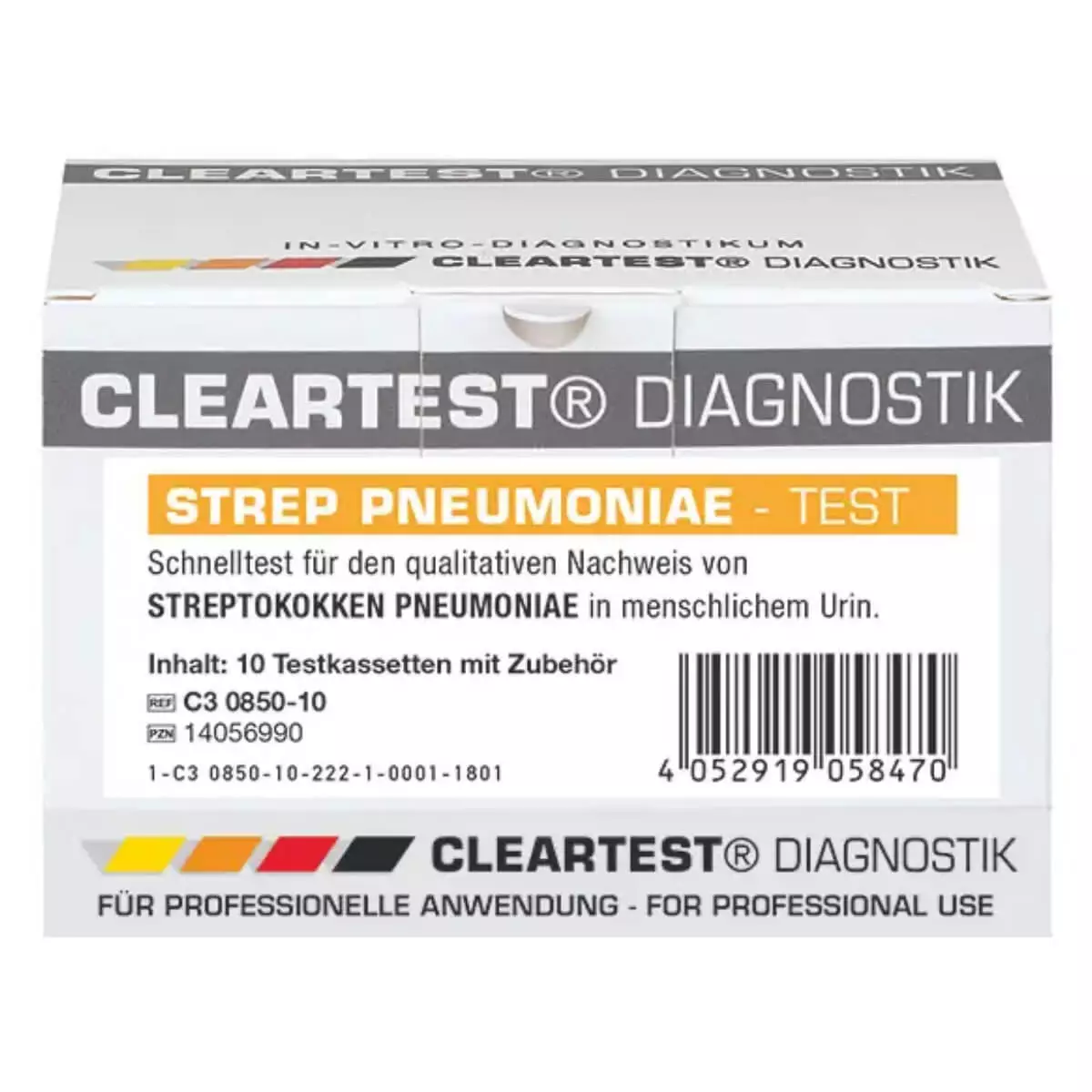  Test rapide de pneumocoques Cleartest