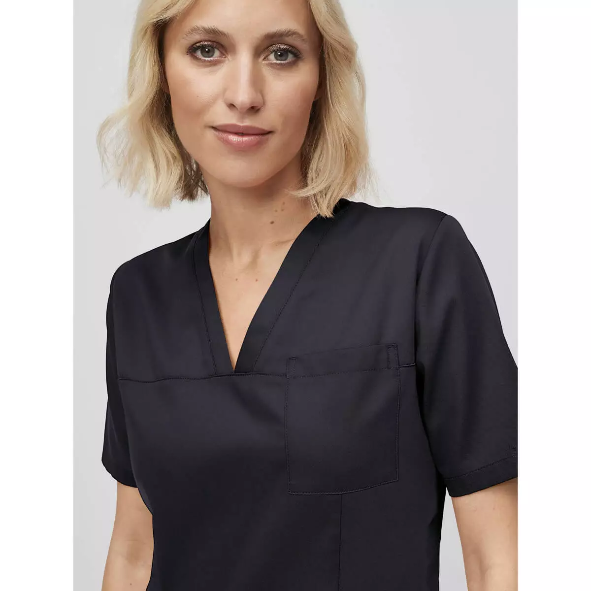  Tunique médicale à col V pour femme Roma