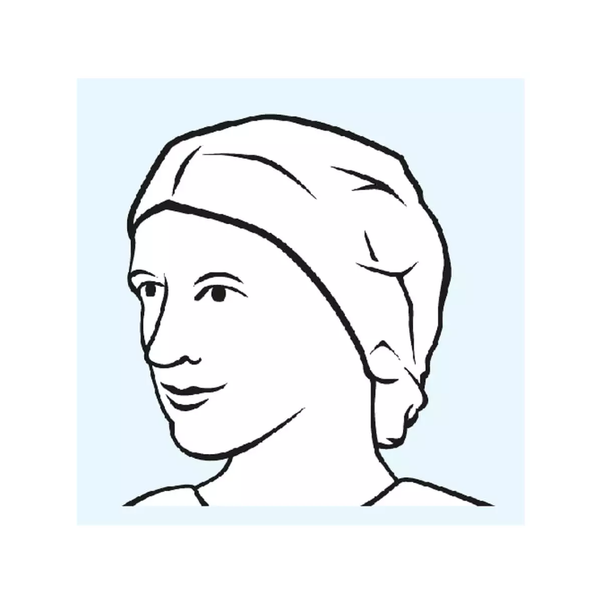  Bonnet chirurgical Foliodress Cap Comfort Form