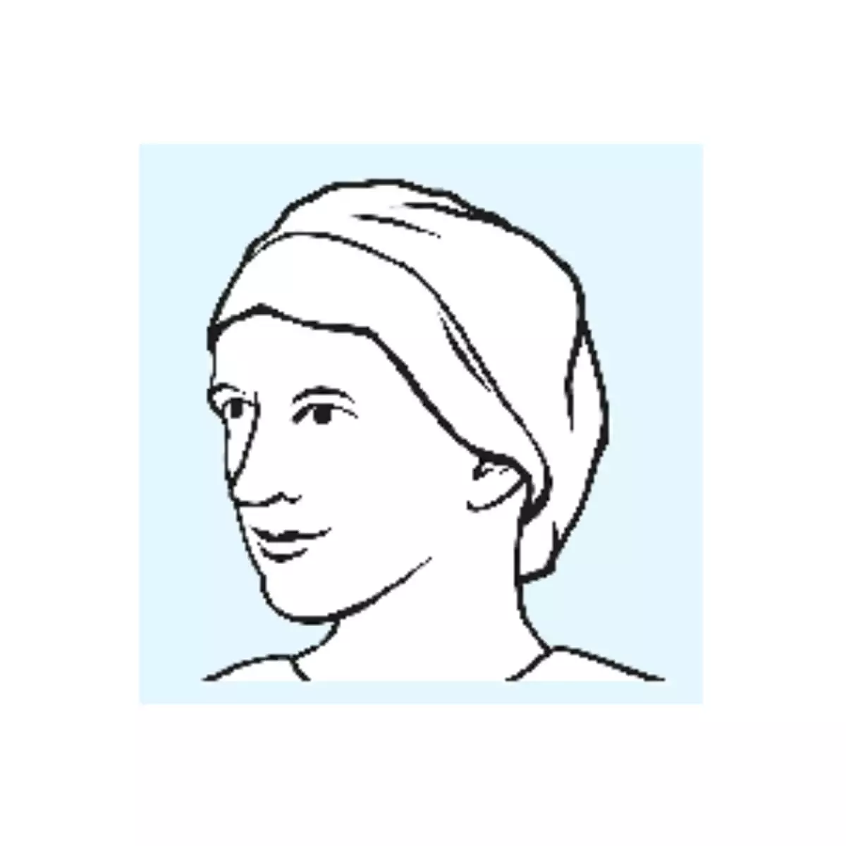  Bonnet chirurgical Foliodress Cap Comfort Rondo Plus