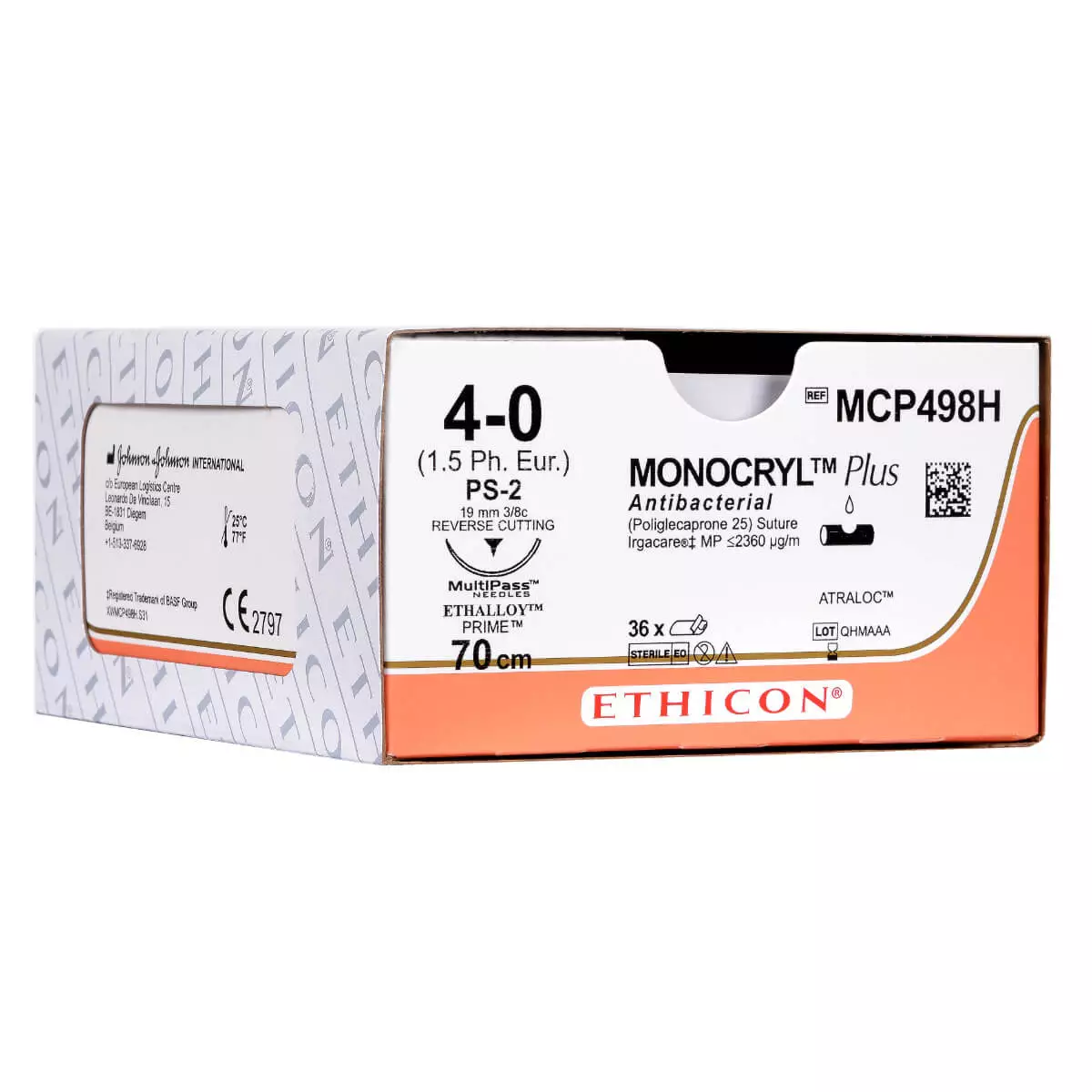  Matériel de suture MONOCRYL Plus (Polyglecaprone 25)