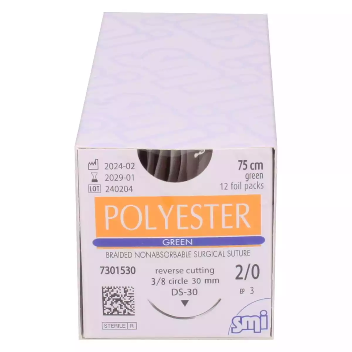  Matériel de suture Polyester Green