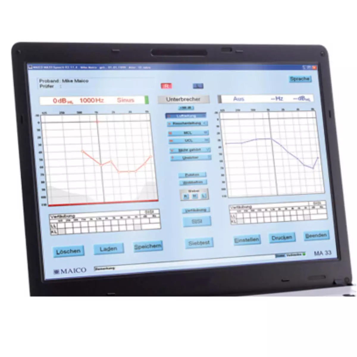  Audiomètre pour PC MA 33