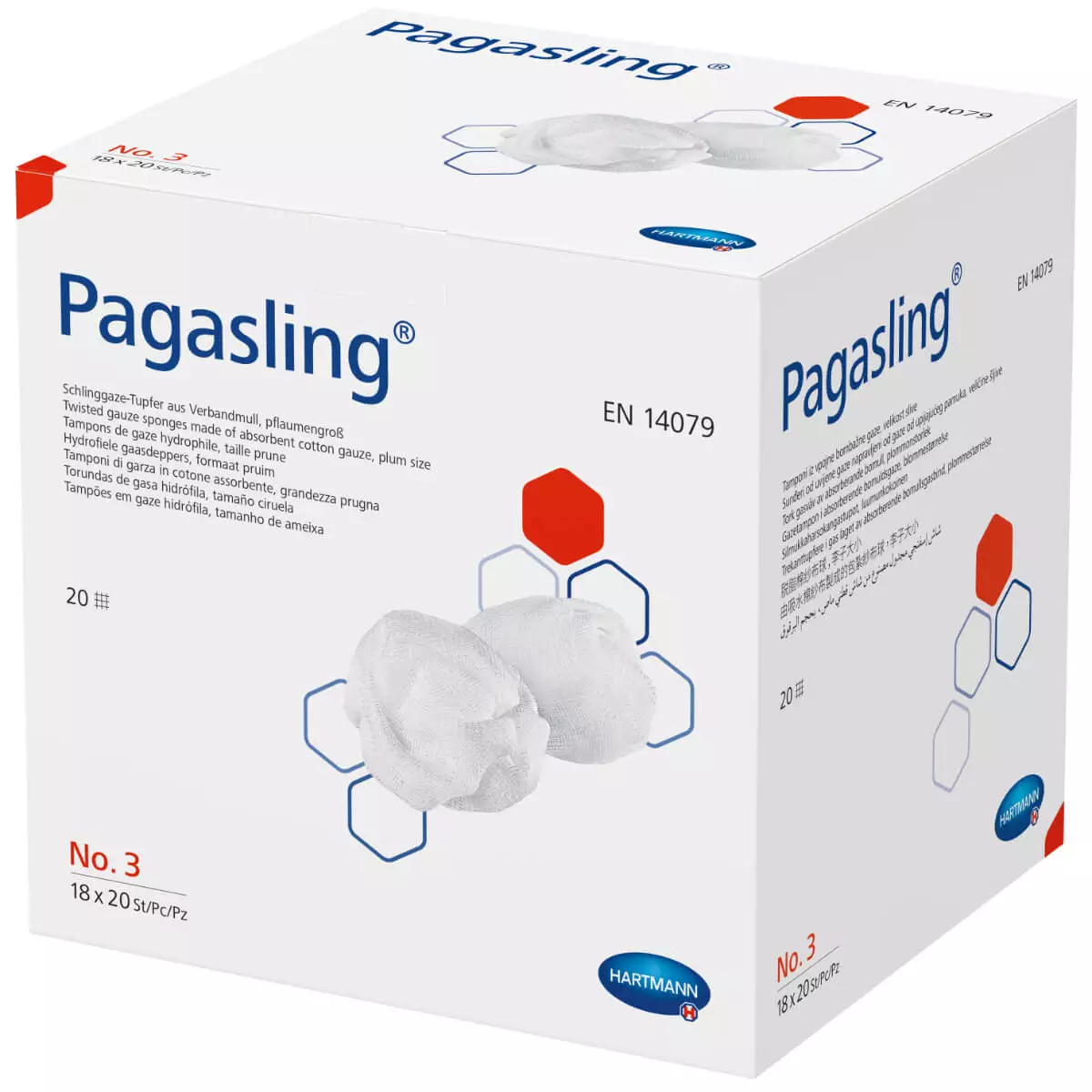 Tampon de gaze hydrophile stérile Pagasling Tampon de gaze hydrophile stérile Pagasling