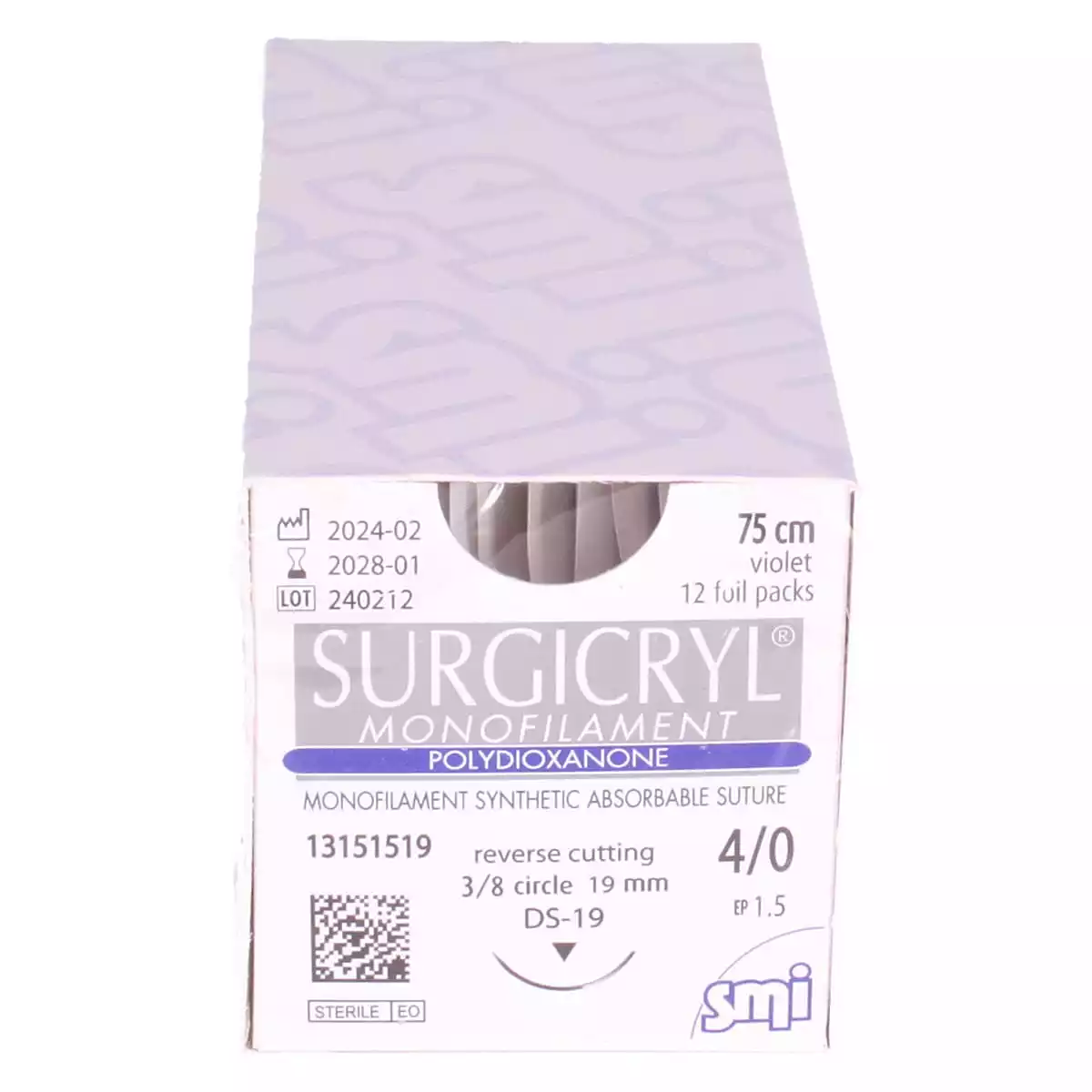  Matériel de suture monofilament Surgicryl