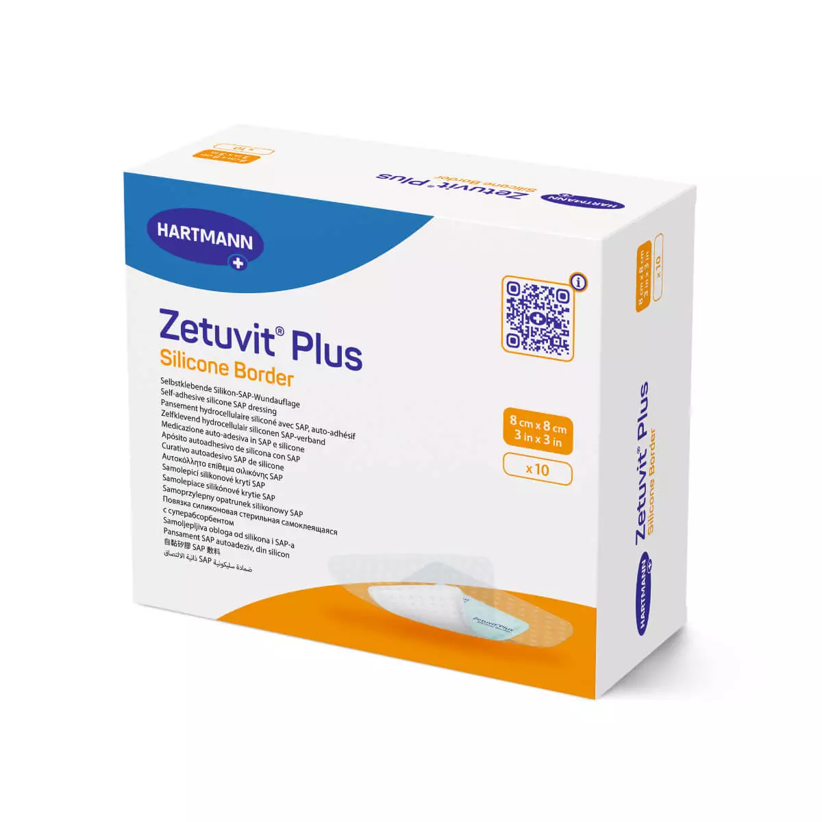  Pansement Zetuvit Plus Silicone Border
