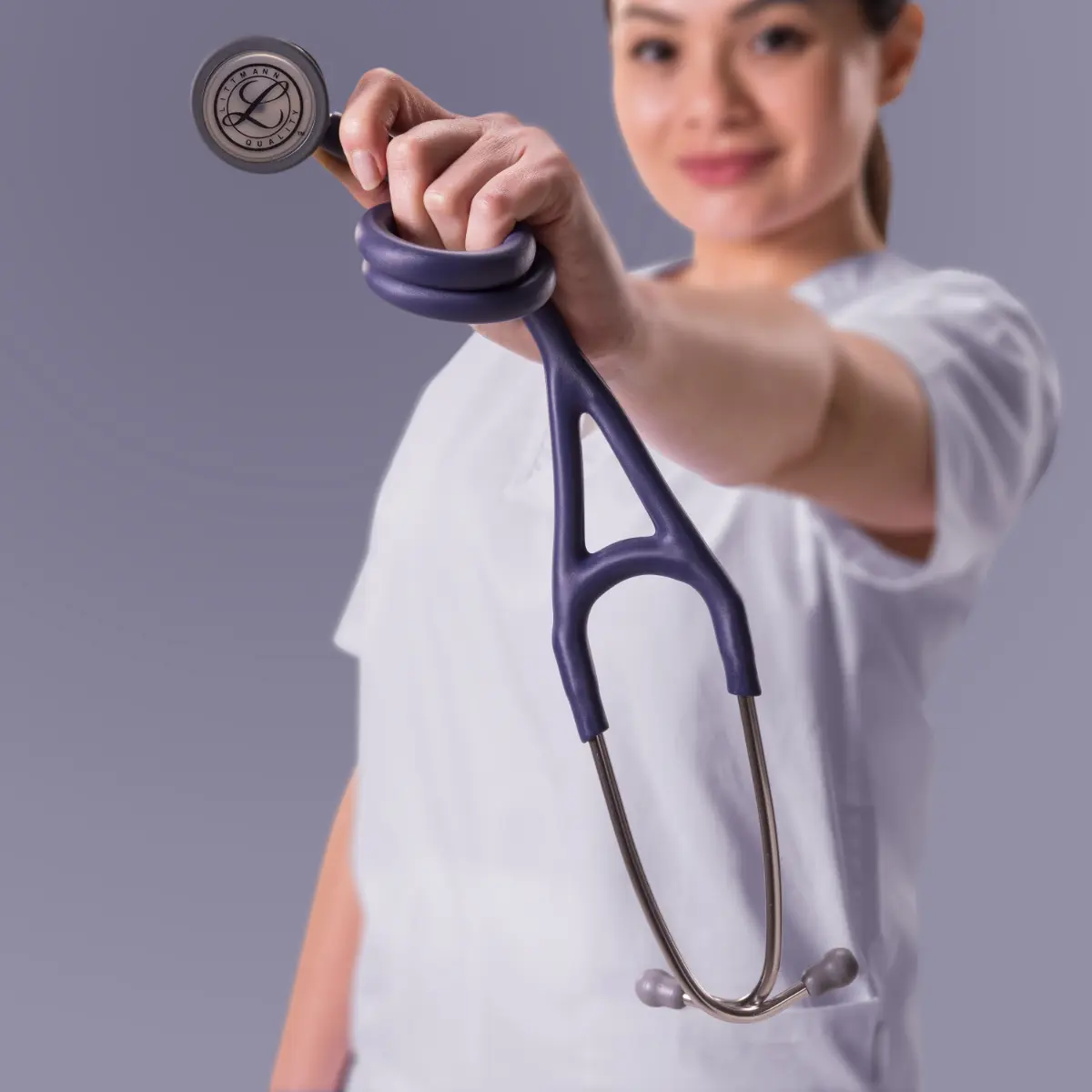  Stéthoscope Cardiology IV avec tubulure Satin Finish