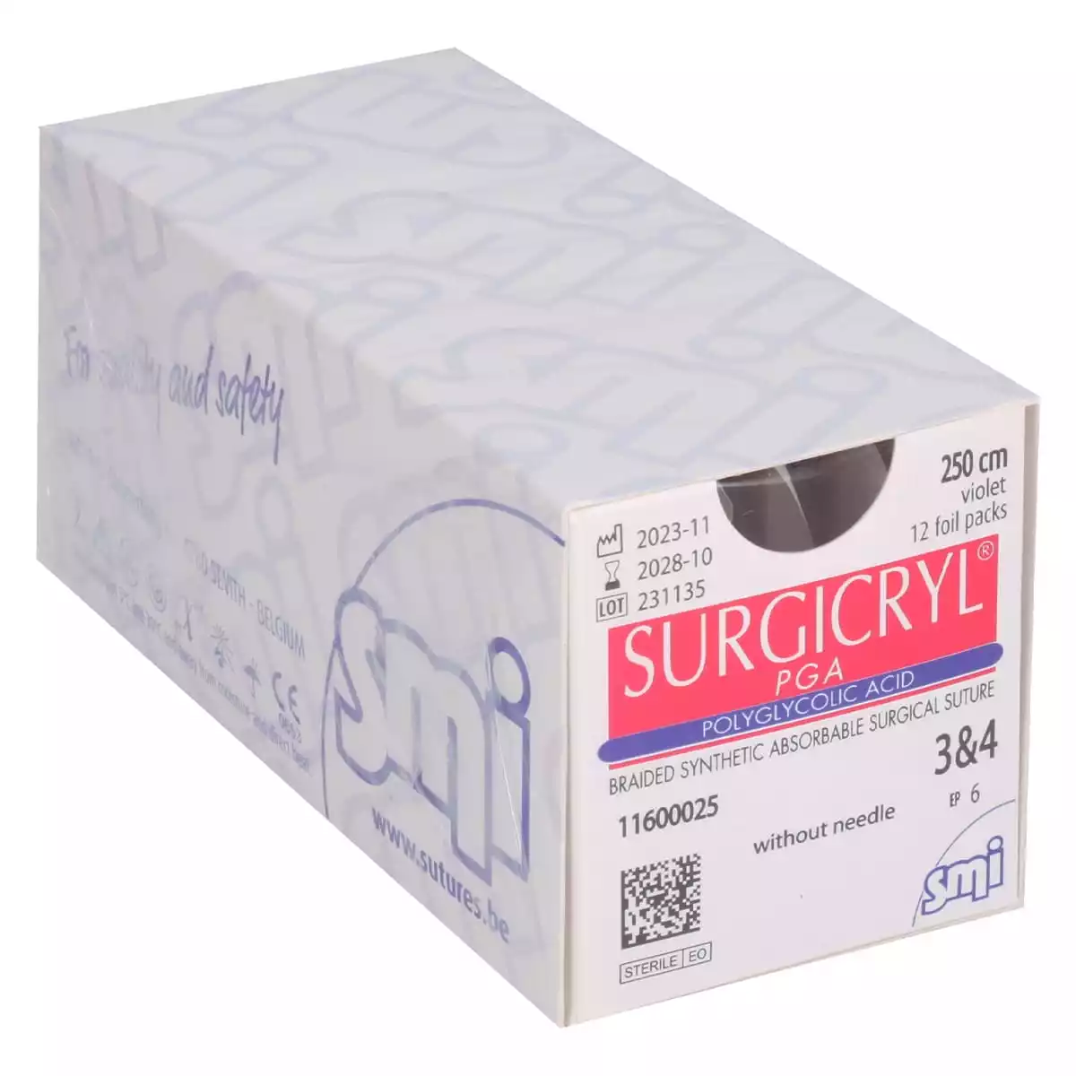  Matériel de suture Ligapack Surgicryl PGA