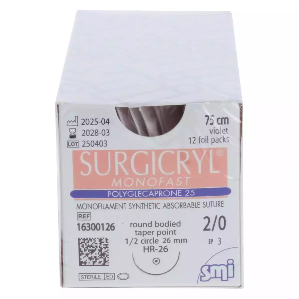 Fil de suture Surgicryl Monofast Fil de suture Surgicryl Monofast