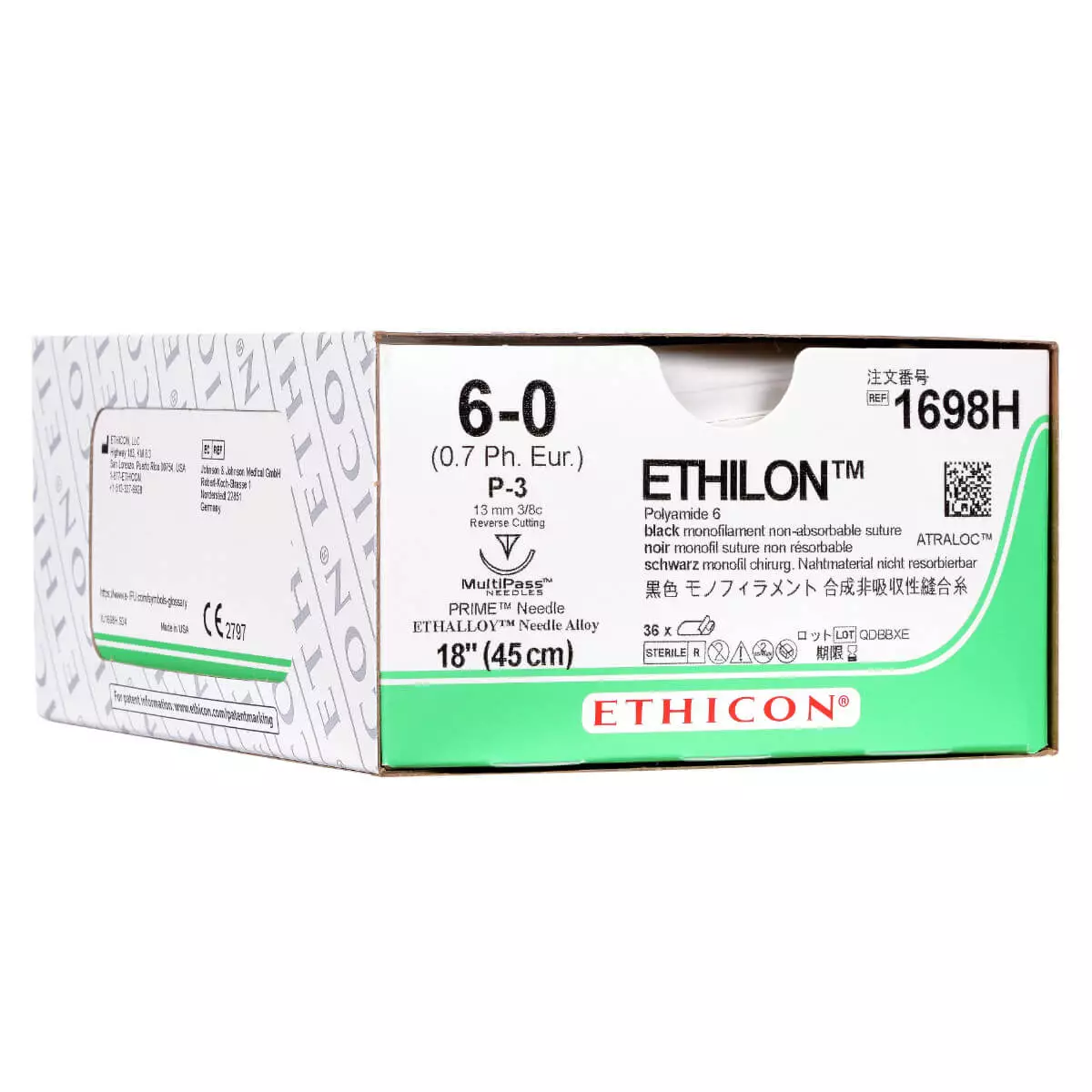  Matériel de suture ETHILON (polyamide)