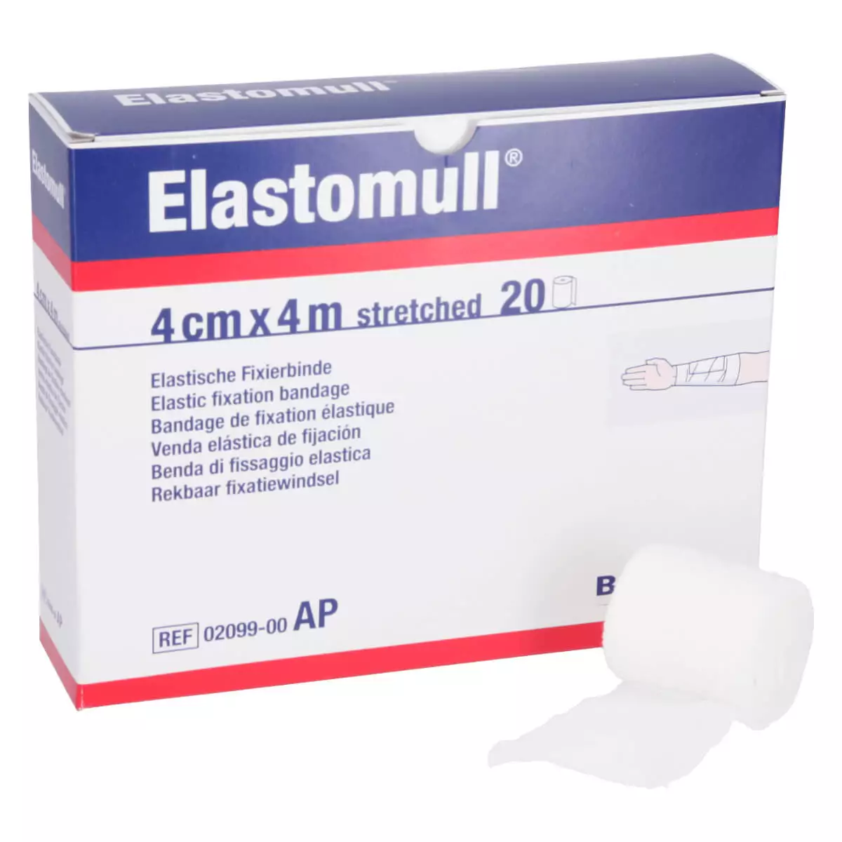  Bandage de fixation élastique Elastomull