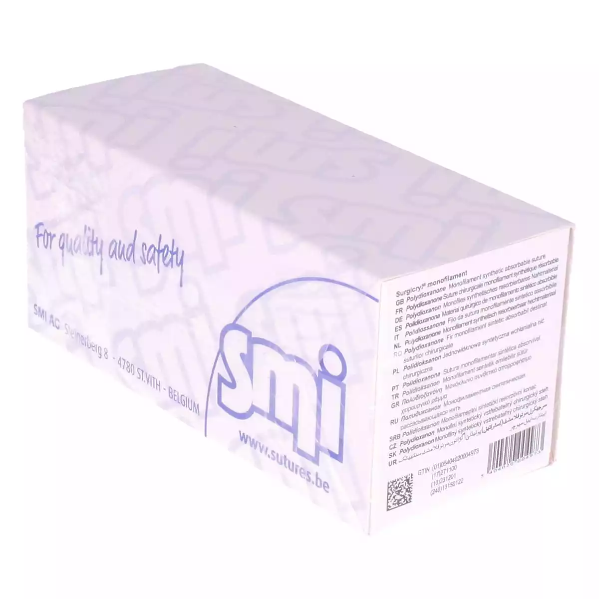  Matériel de suture monofilament Surgicryl