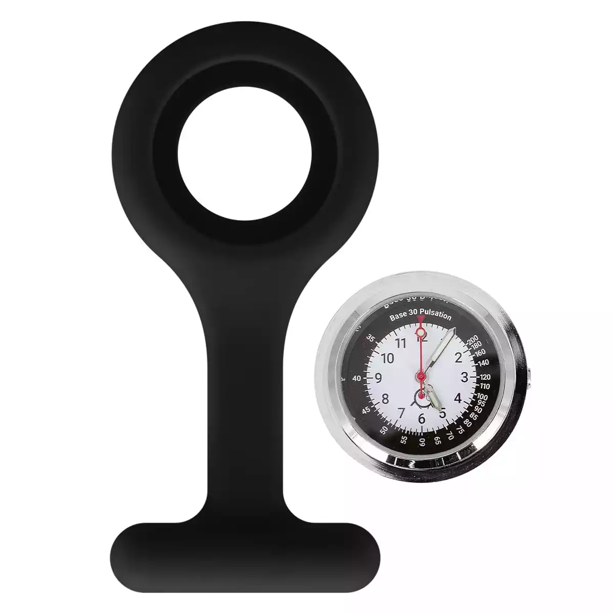 Montre infirmière en silicone avec clip « Tic » Montre infirmière en silicone avec clip « Tic »
