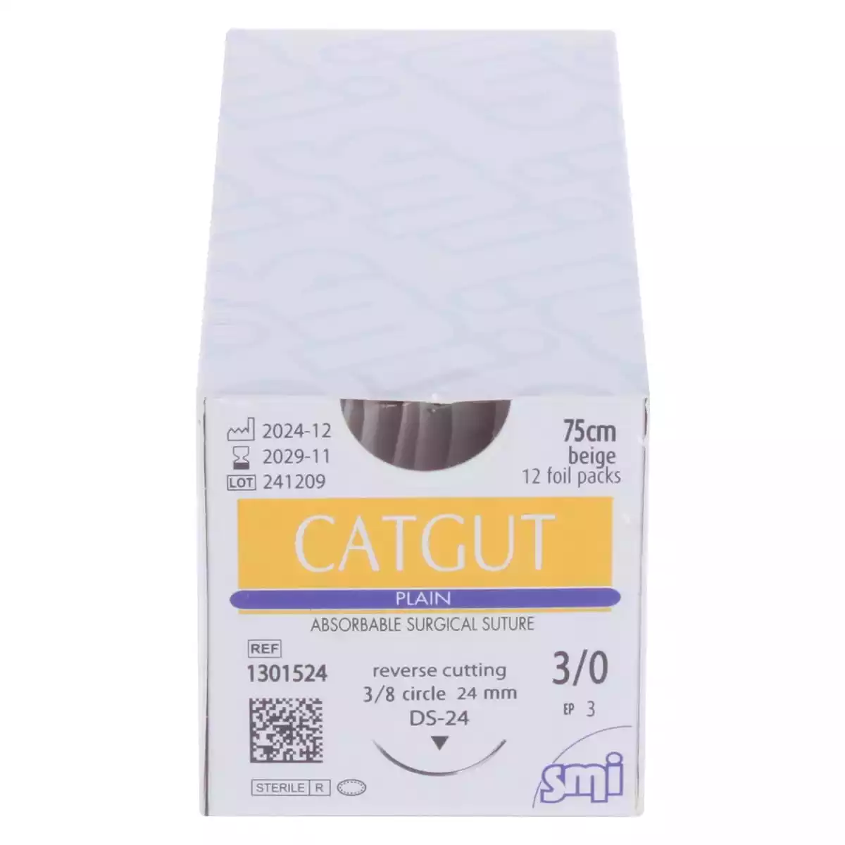 Fil de suture Catgut Plain pour chirurgie vétérinaire Fil de suture Catgut Plain pour chirurgie vétérinaire