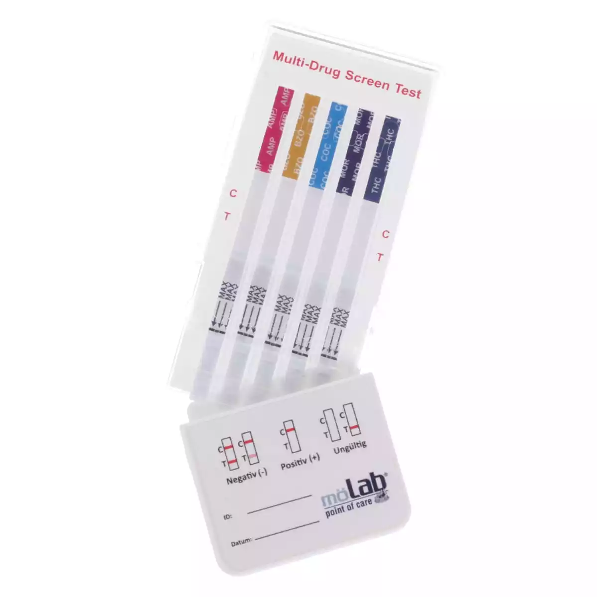  Test rapide de dépistage de drogues OneSecond Multi-Dip