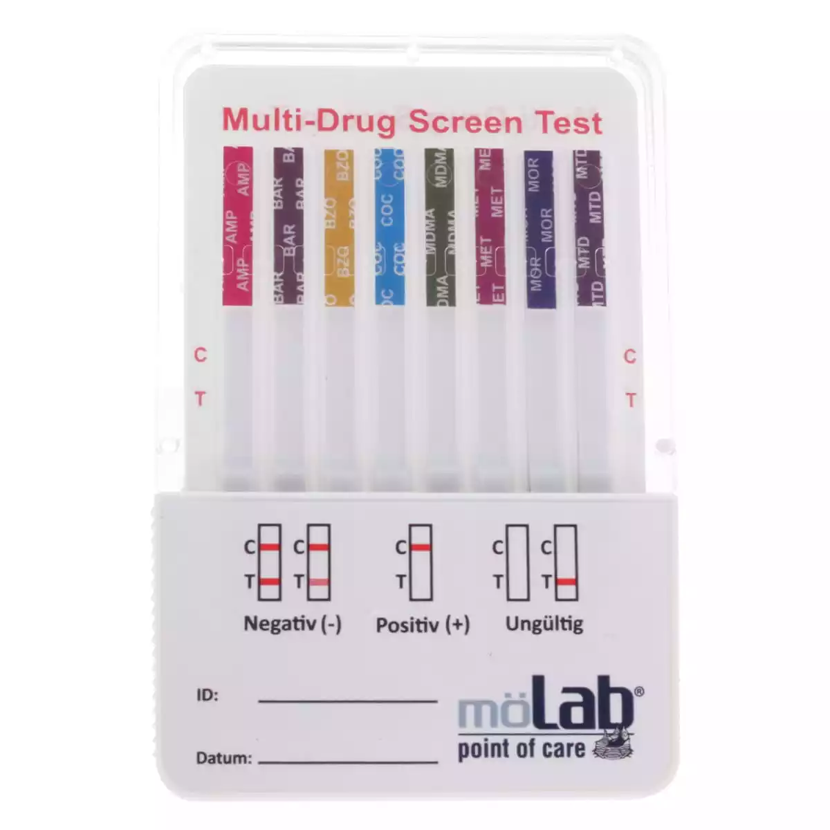  Test rapide de dépistage de drogues OneSecond Multi-Dip