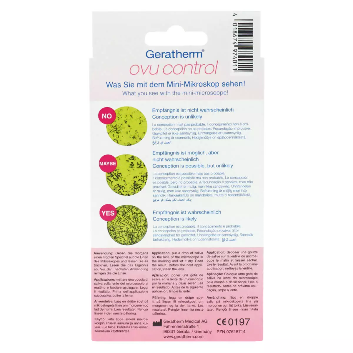  Test d’ovulation ovu control