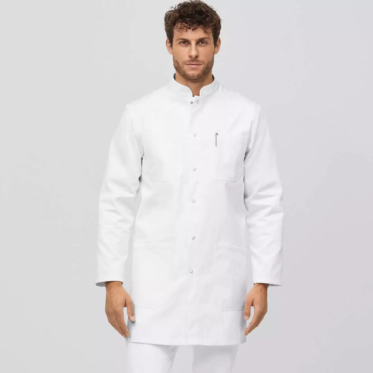  Blouse médicale blanche pour homme