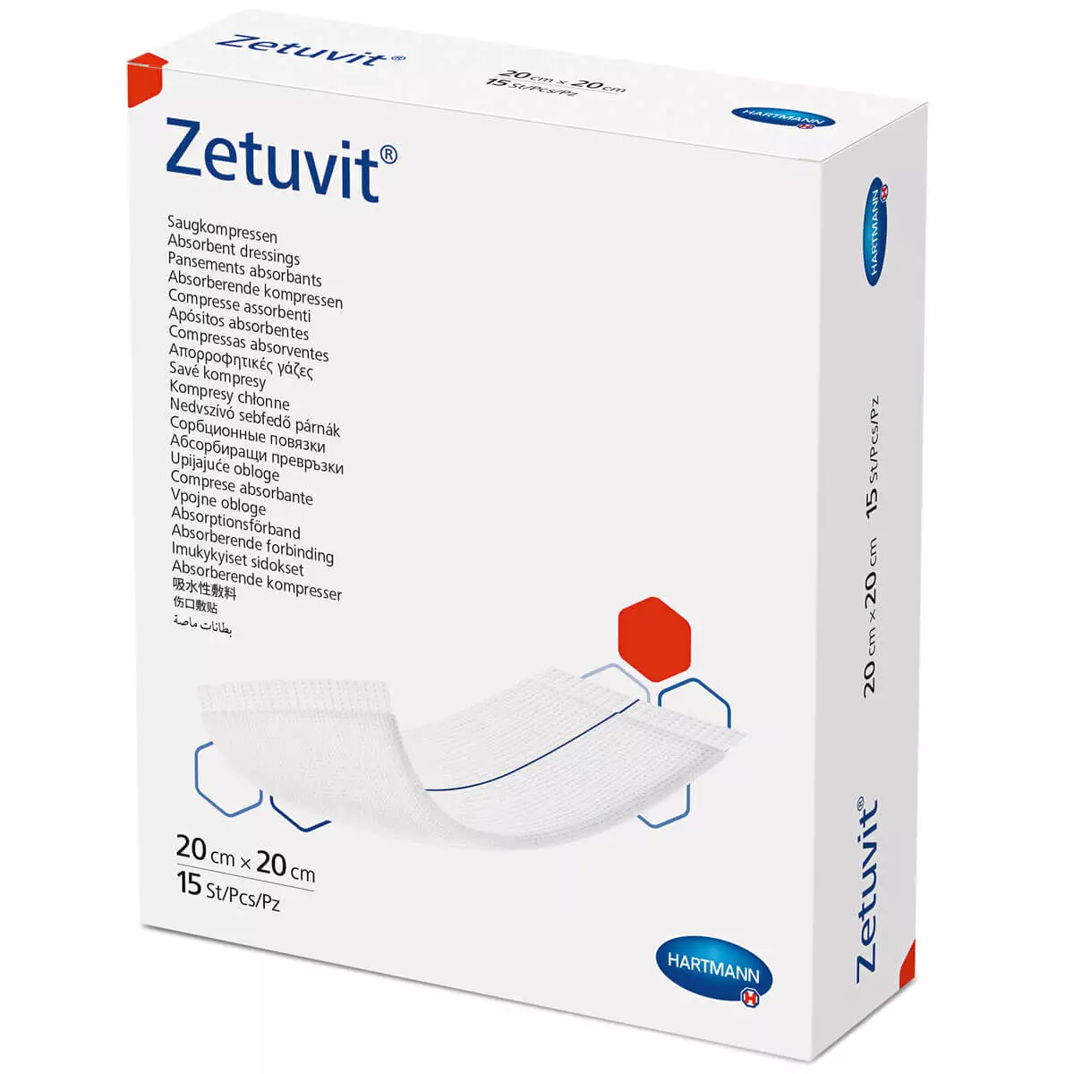  Compresses absorbantes stériles Zetuvit