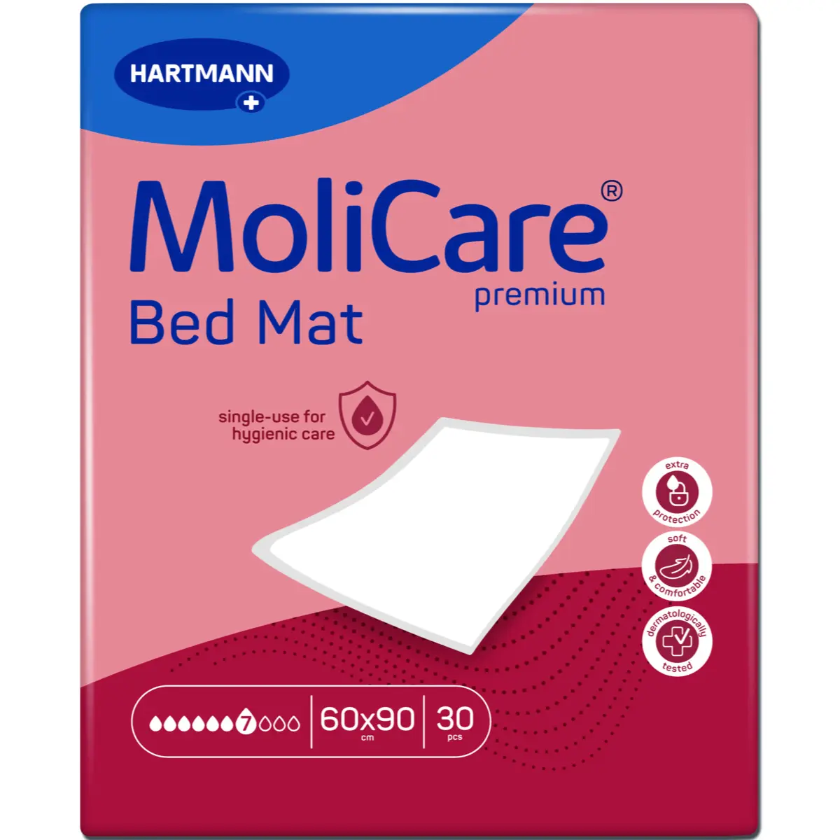 Protège-matelas MoliCare Premium Bed Mat – absorption 7 gouttes Protège-matelas MoliCare Premium Bed Mat – absorption 7 gouttes