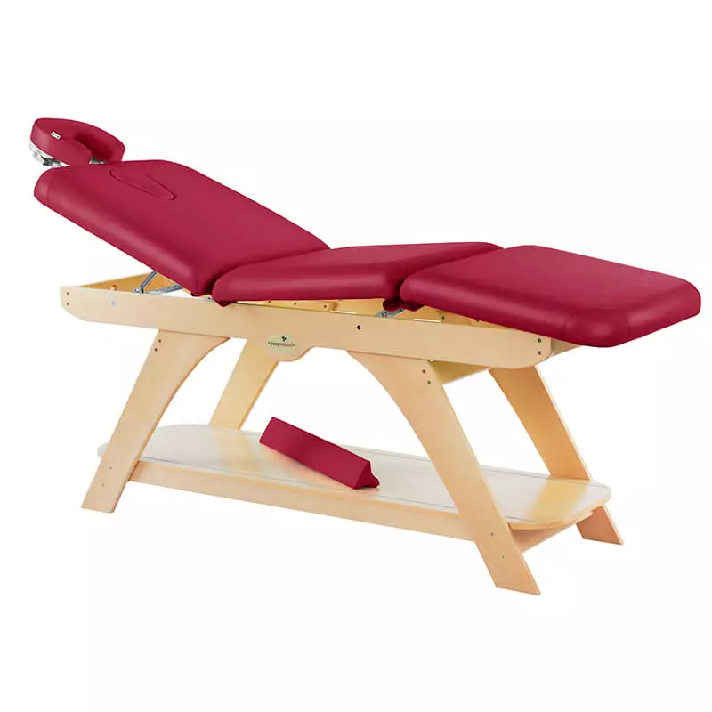 Table de soins en trois parties avec tête de lit Table de soins en trois parties avec tête de lit