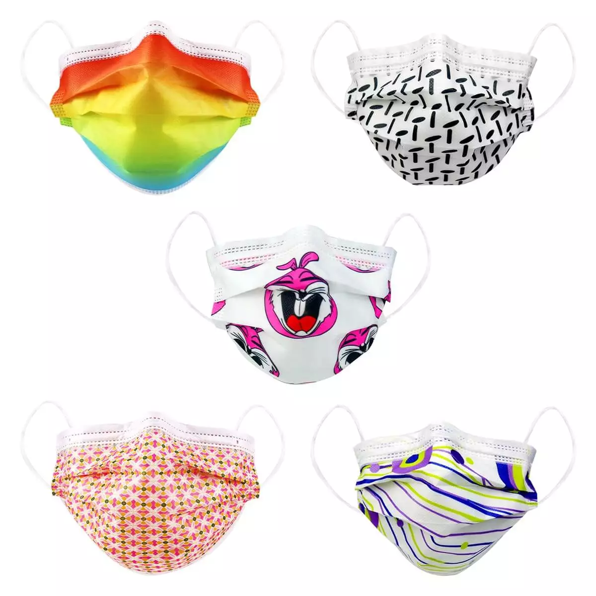 Masque de protection médicale de type II R avec impression Fashion Style