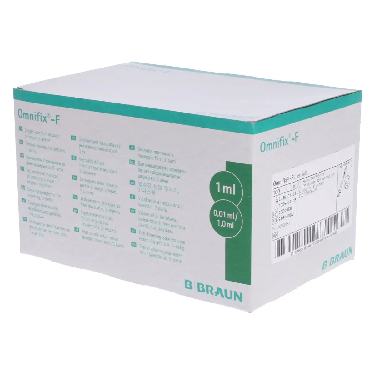 Seringues à dosage fin Omnifix-F Seringues à dosage fin Omnifix-F