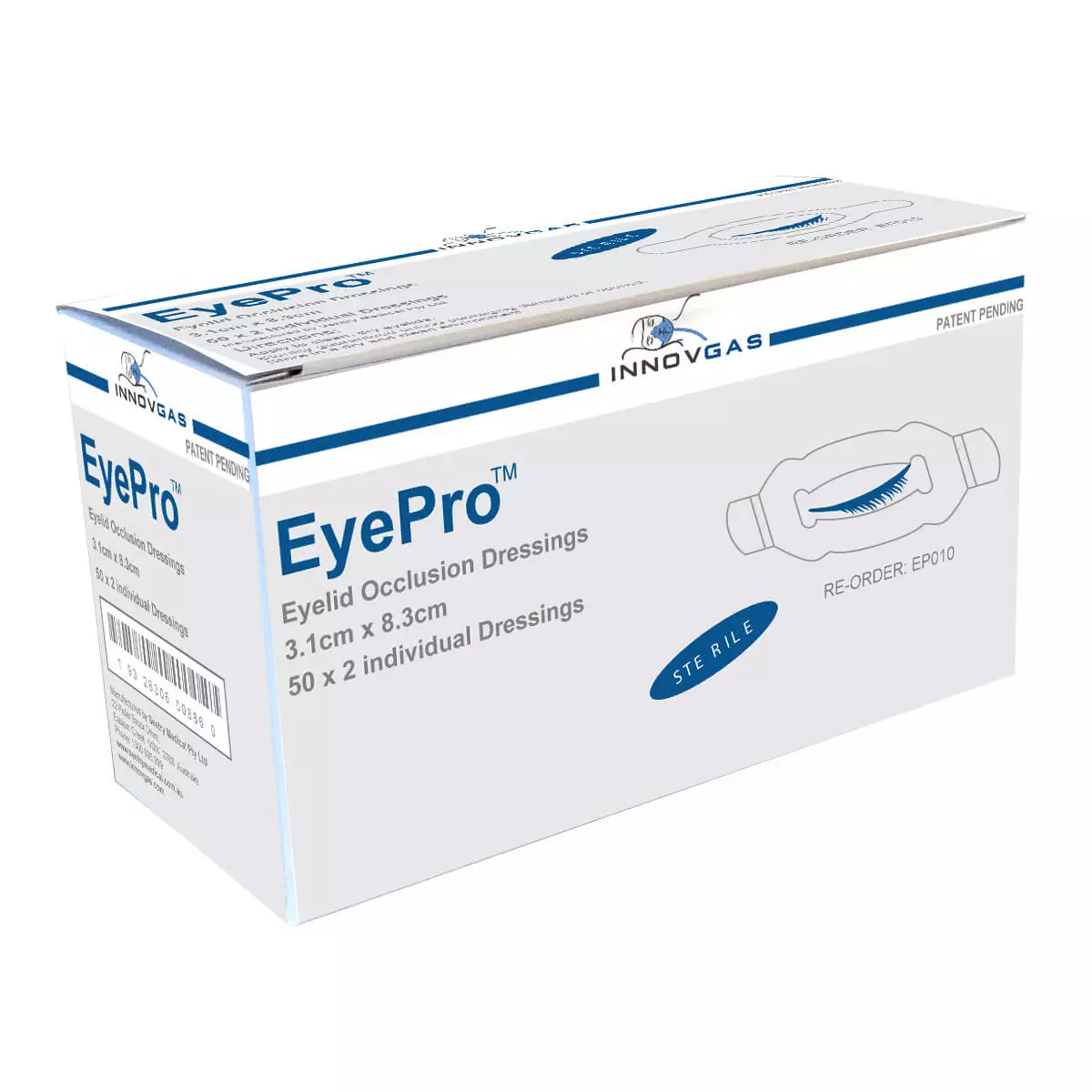  Pansement de protection oculaire EyePro