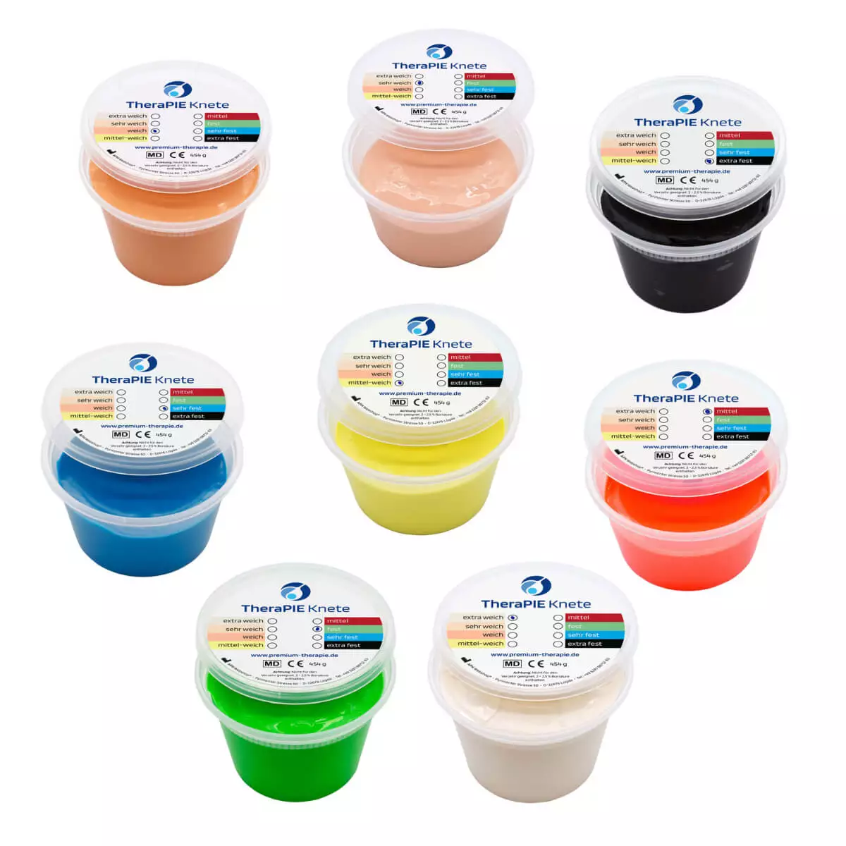 Pâte à modeler thérapeutique colorée TheraPIE