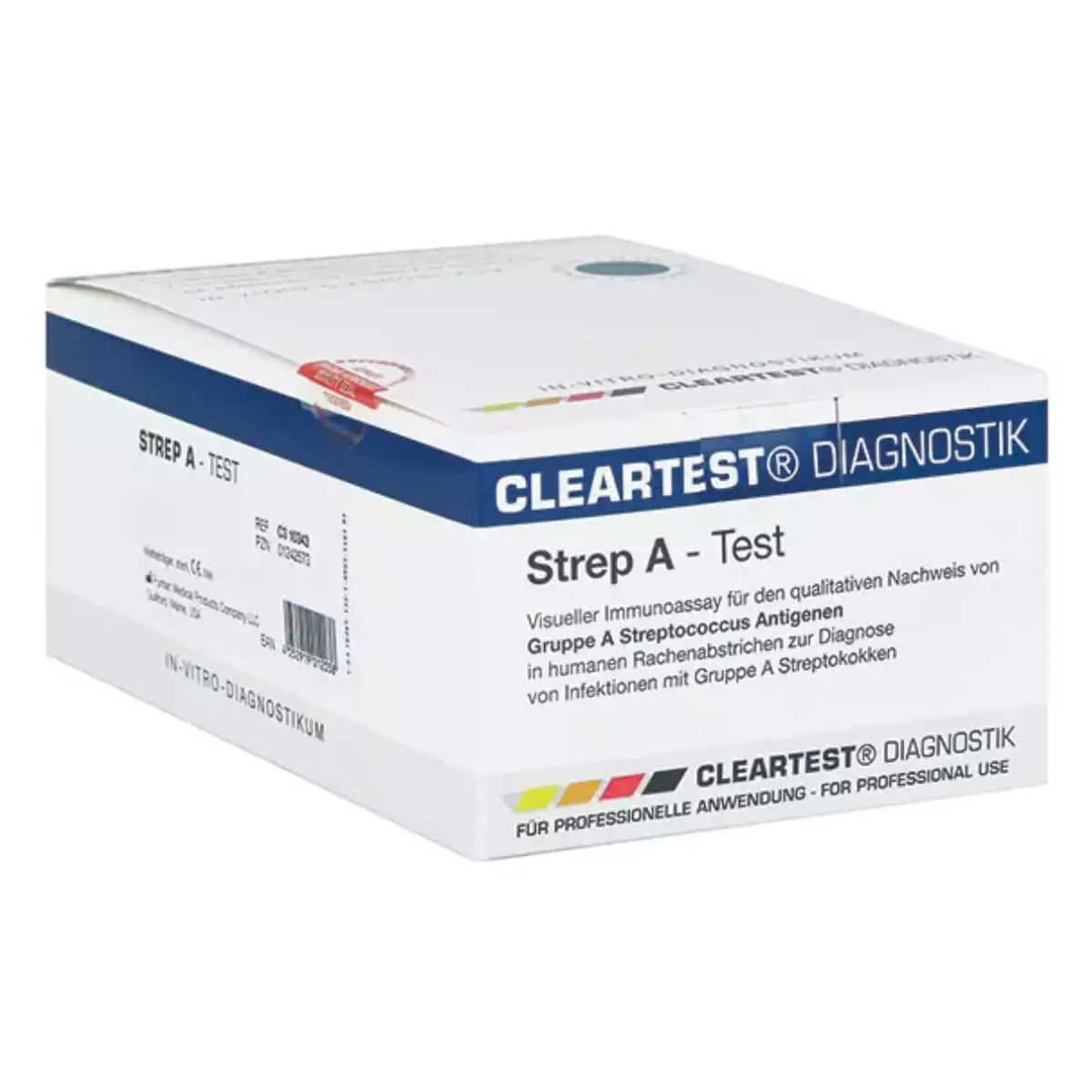  Cassette de test Cleartest Strep A