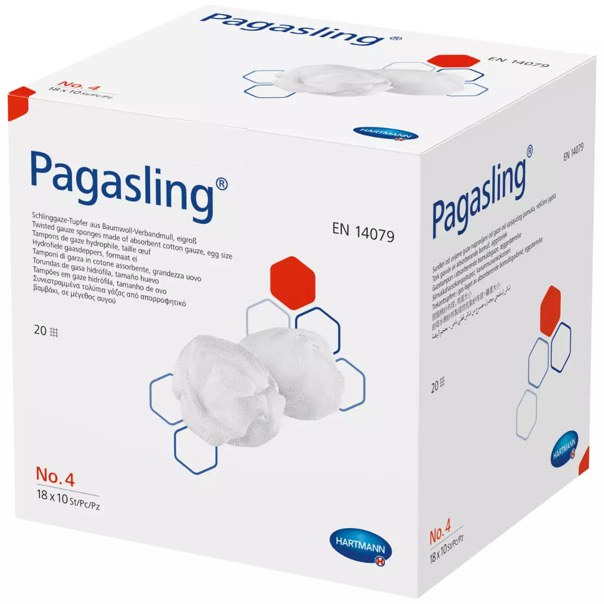 Tampon de gaze hydrophile stérile Pagasling Tampon de gaze hydrophile stérile Pagasling